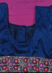 Navy Blue U Nick Blouses