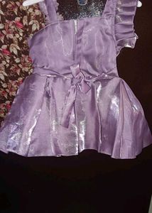 Lilac One-Shoulder Party Dress