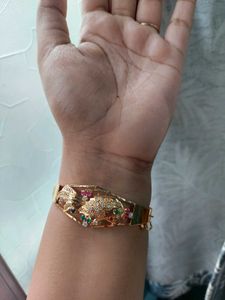 Gold Water Work Bangel
