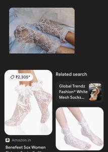 Printerest Lolita Inspired Sock💌
