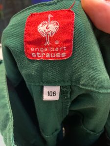 Green &amp; Black Workwear Pants