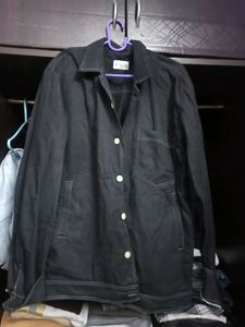 Black Jacket Type Shirt With Hard Fabric