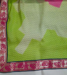 Dark Blue Designer Saree with Blouse