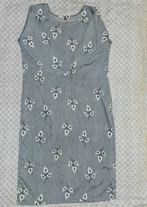 Grey Gray Crepe kurti