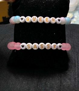 FREE SHIPPING....Sassy Queen Beaded Bracelet Set