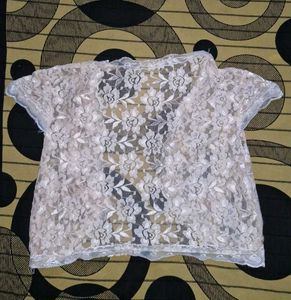 Pearl Lace Shrug