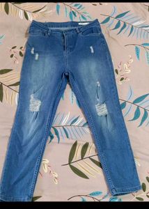 Skinny Ribbed Jeans