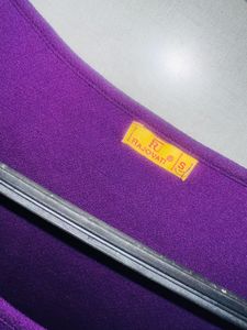 Purple Puff Sleeve Top