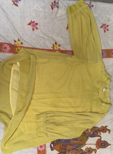 Yellow Polka Dot Top