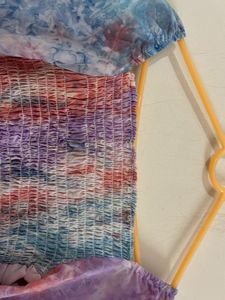 Tie-Dye Long Sleeve Top