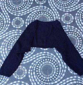 Classic Black Bolero Cardigan