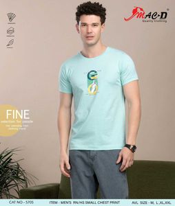 Tshirt Pure Cotton Round Neck.