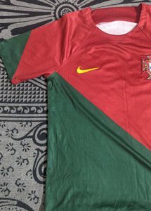 Portugal Football Team Jersey Half Sleeves For Men
