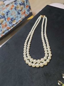 Double Layer White Pearl Mala