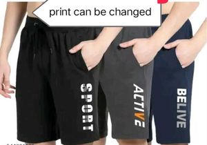 pack of 3 women/Men's Casual Shorts