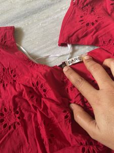red crop top