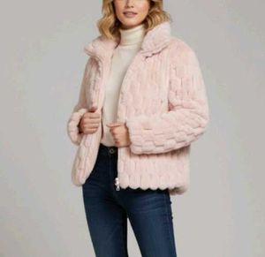 soft Guess Faux Fur Jacket - Pink