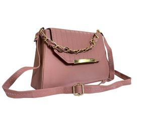 Elegant Roszse Gold Handbag – Dual Compartment Han