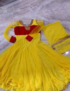 Yellow Ethnic Gown