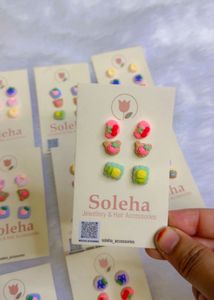 Soleha Cute Stud Earrings