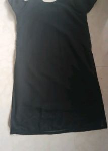 Gorgeous Black Chikankari Georgette Kurti
