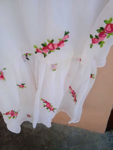 combo Floral Print Midi Dress