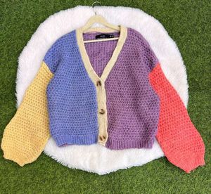 Pinteresty Pullovers Cardigan Set