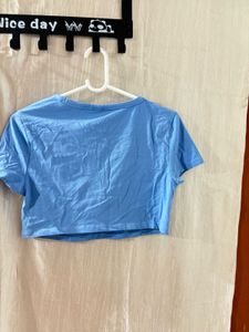 Light Blue DIVIDED T-shirt