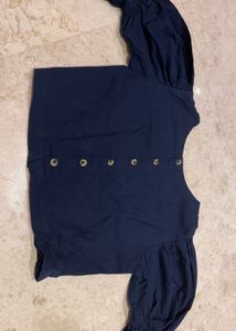 Bombay Paisley Puff Sleeve Top – Size S