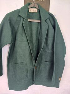 Green Woollen Blazer