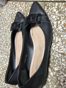 Bata Black Ballerinas