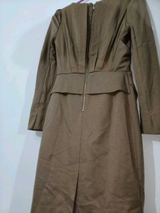 Elegant Brown Dress