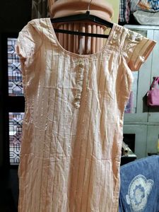Peach Kurta