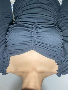 Ruched Long Sleeve Top