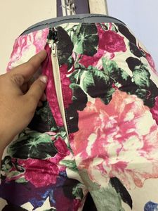 Korean Pintrest Floral Print Pants