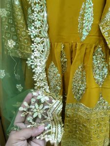 Elegant Mustard Kurta Set