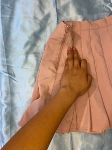 Peach Pink Skater Skirt