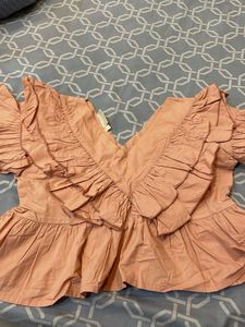 Ruffled Detail Top