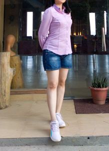 summer purple shirt
