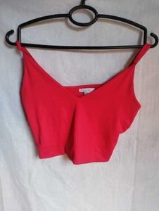 Red Ruffle Coord Set