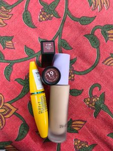 Makeup Combo - Skin Tint, Lipstick(2), Mascara
