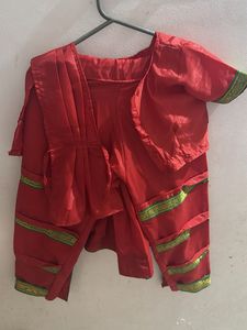 Kids Fancy Dress  Bharatnatyam Costume