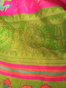 New Pure Cotton Patola Style Saree🌼