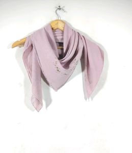 Mauve Printed Scarf (Women)