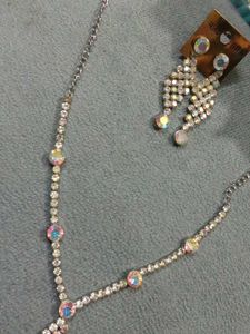 🥰Earning+Necklace Set.Looking Like Just Wow