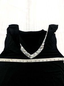 Black Sleeveless Short Dress