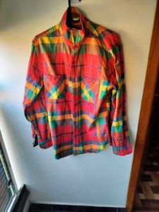 Colorful Plaid Button Down