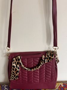 Maroon Slingbag