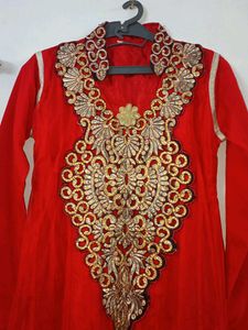 Red Salwar Kameez Suit
