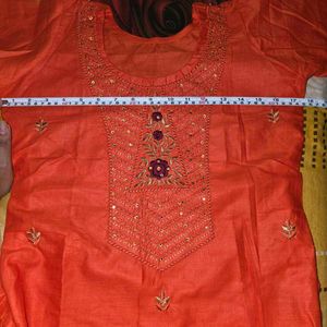 Kurta Set For Women Stitched XS Size 30-32 Bust